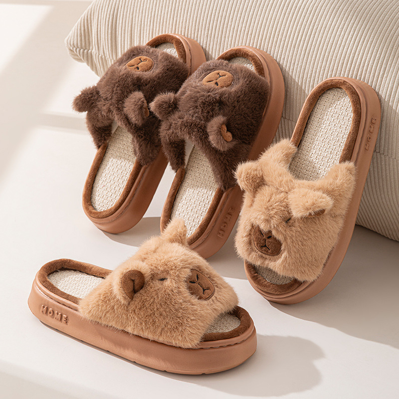 Luxury Lifestyle Shoes - Hennep Cartoon Damespantoffels Home Flats Casual